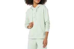 Amazon Aware Women's Fleece Long Sleeve Henley Hoodie