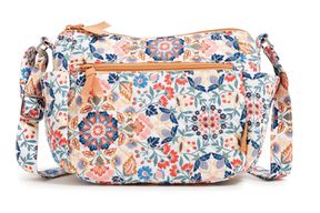 Vera Bradley Cotton on The Go Crossbody Purse