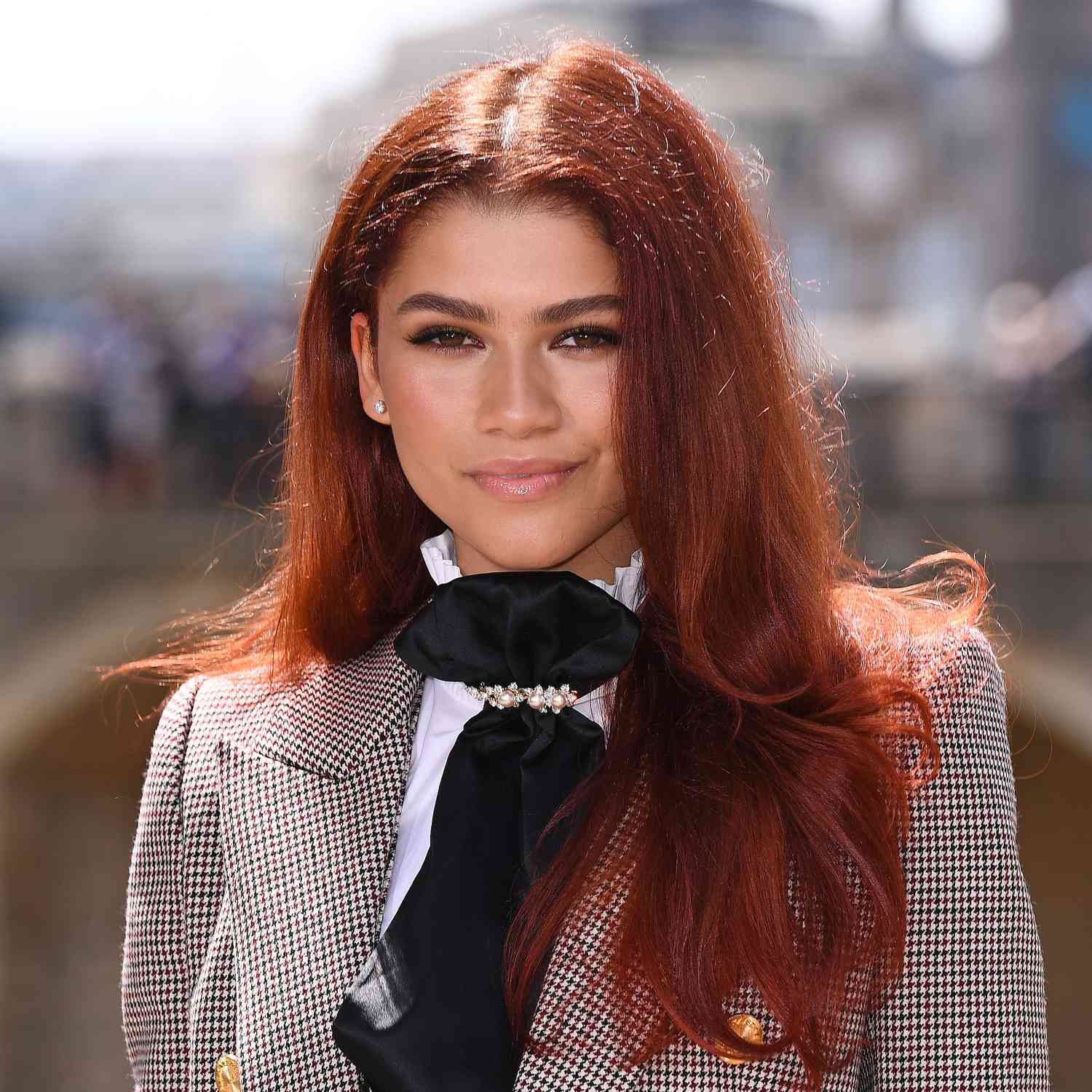 Zendaya bold copper hair