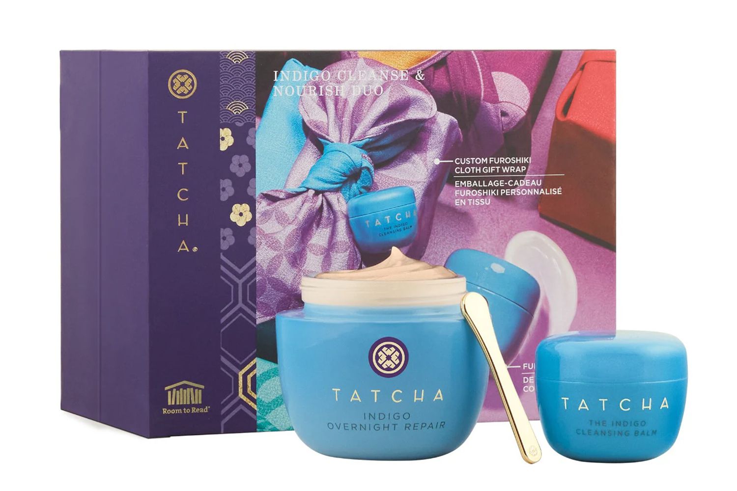 Tatcha Japanese Indigo Cleanse + Nourish Fragrance-Free Skincare Duo