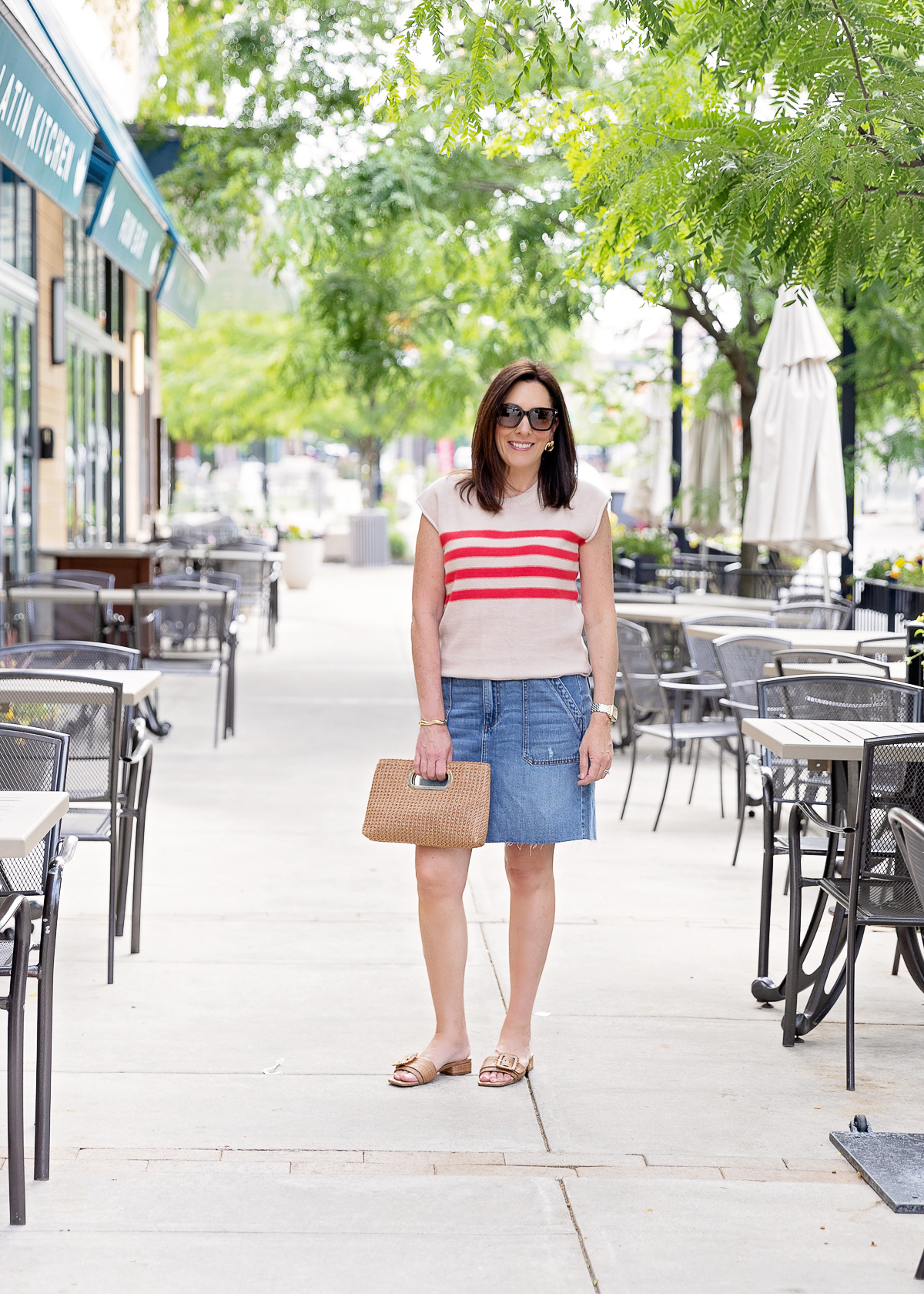 Trend to Try: Denim Mini Skirt