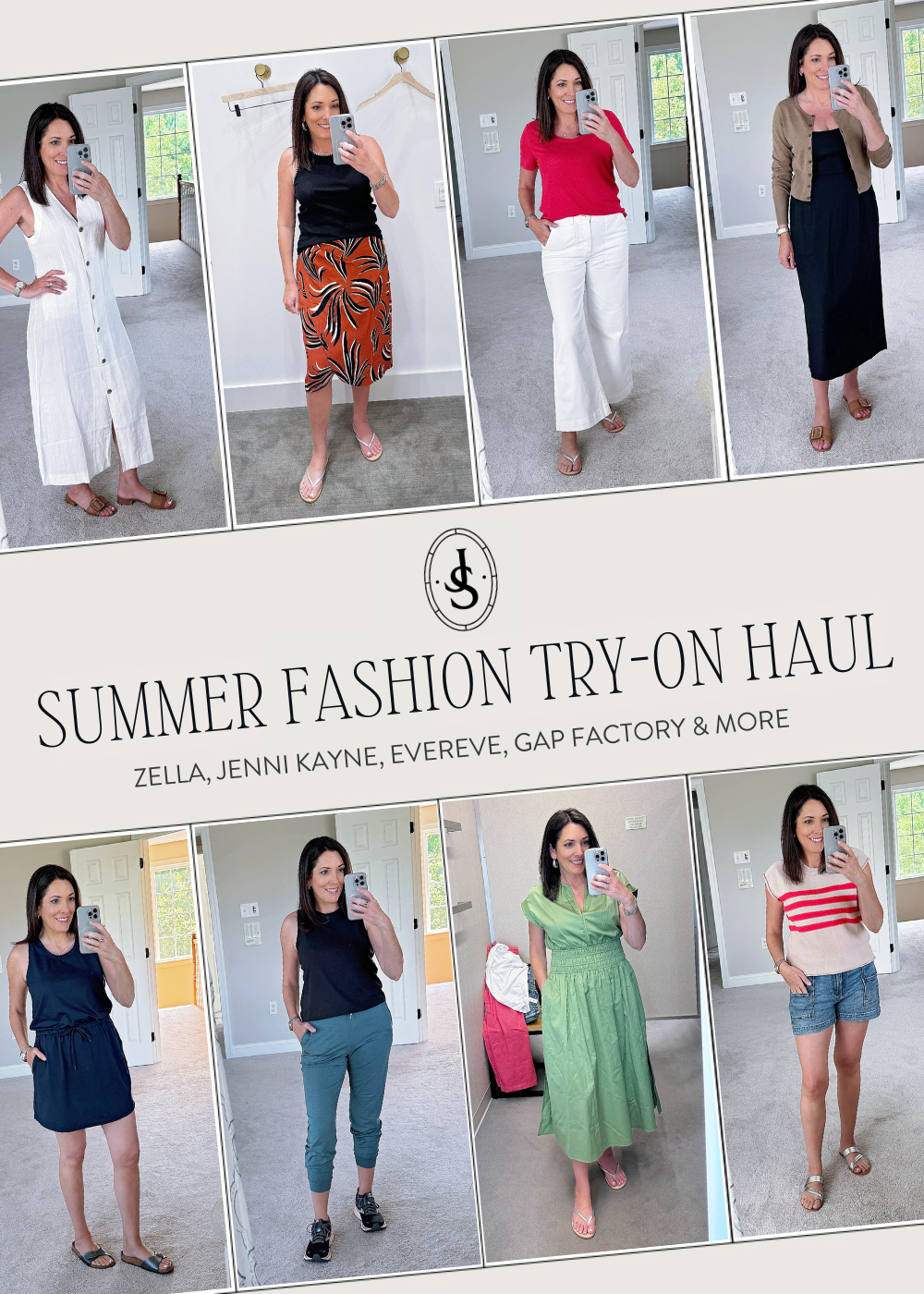 Summer Fashion Try-On Haul: Zella, Evereve, Jenni Kayne, Gap Factory & More