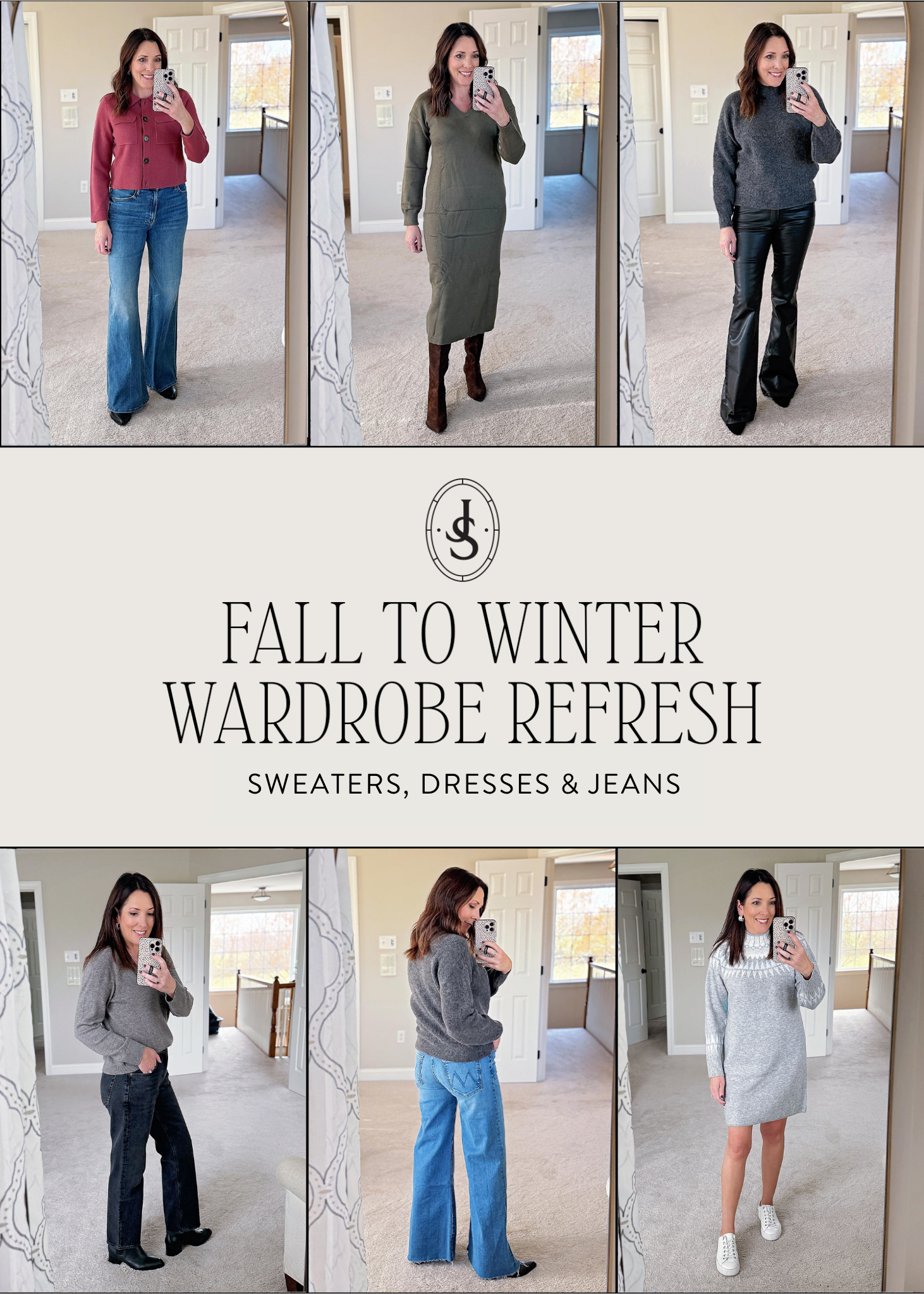 Fall to Winter Wardrobe Refresh Try On Haul for Everyday Fashion with Sweaters, Dresses & Jeans